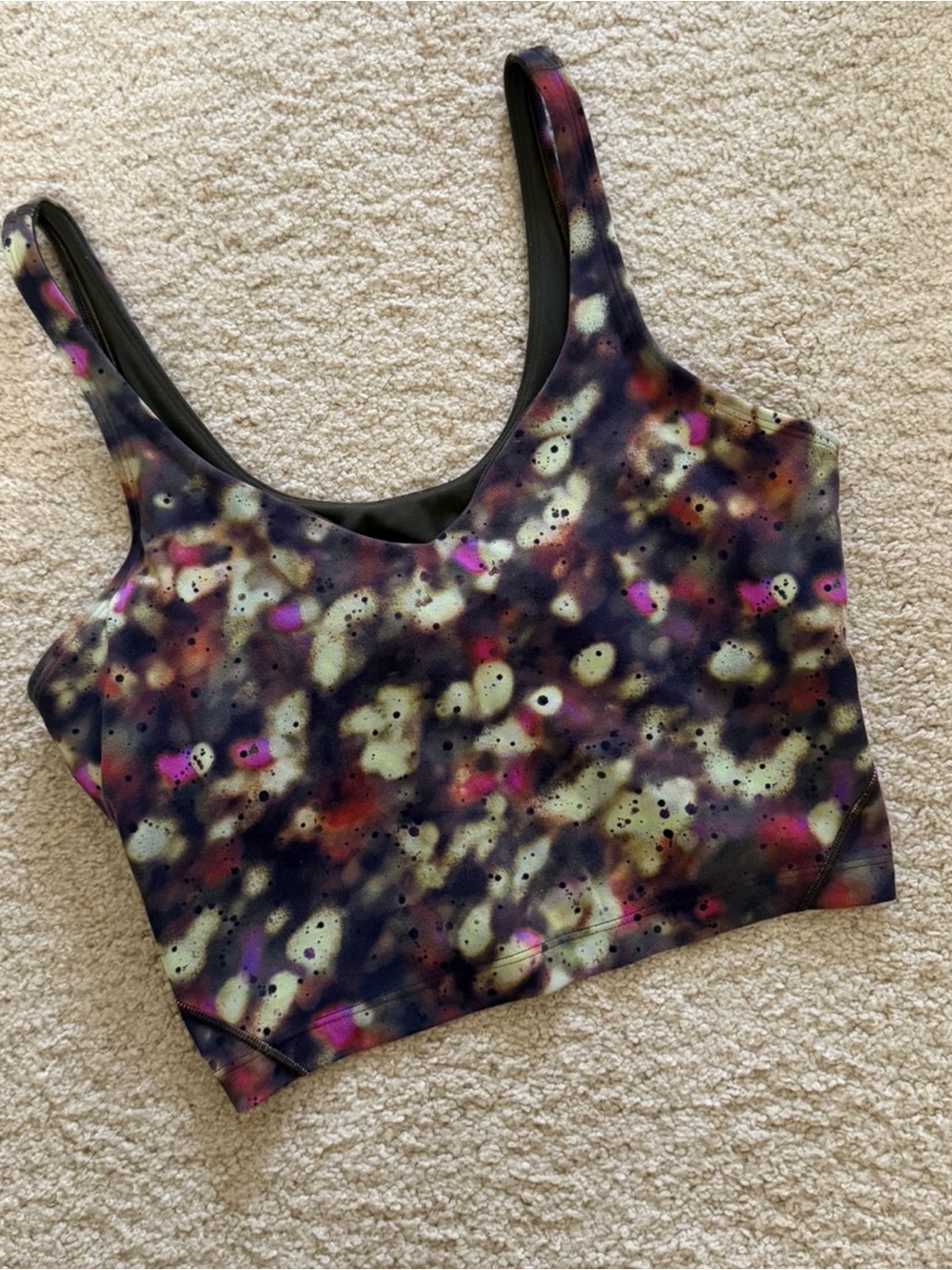 LULULEMON Align Tank Top - Soft Focus Splatter Green